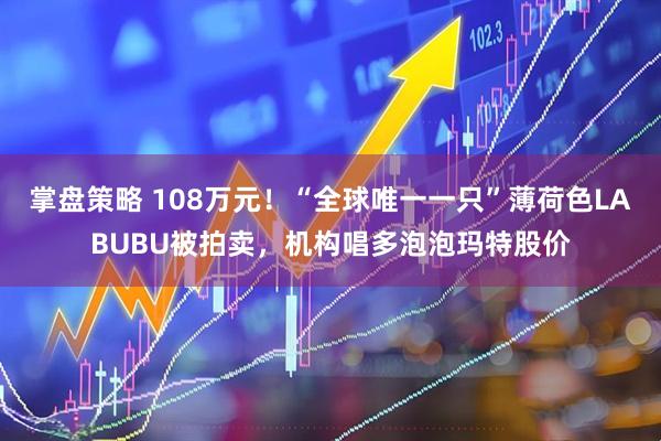 掌盘策略 108万元！“全球唯一一只”薄荷色LABUBU被拍卖，机构唱多泡泡玛特股价